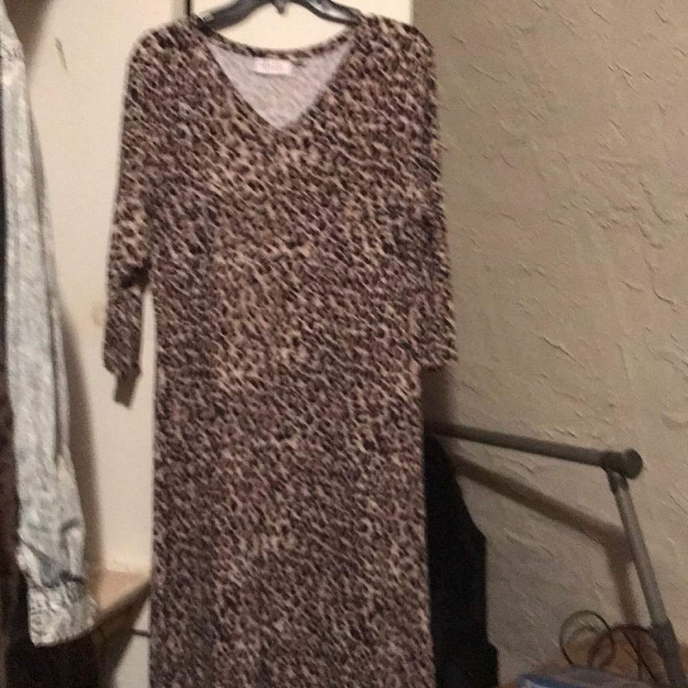 Dress animal print offers considered